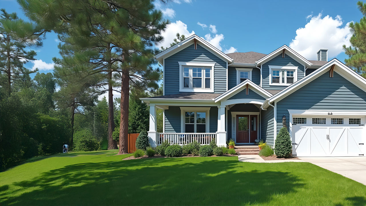 Residential home representing legal services for residential real estate transactions