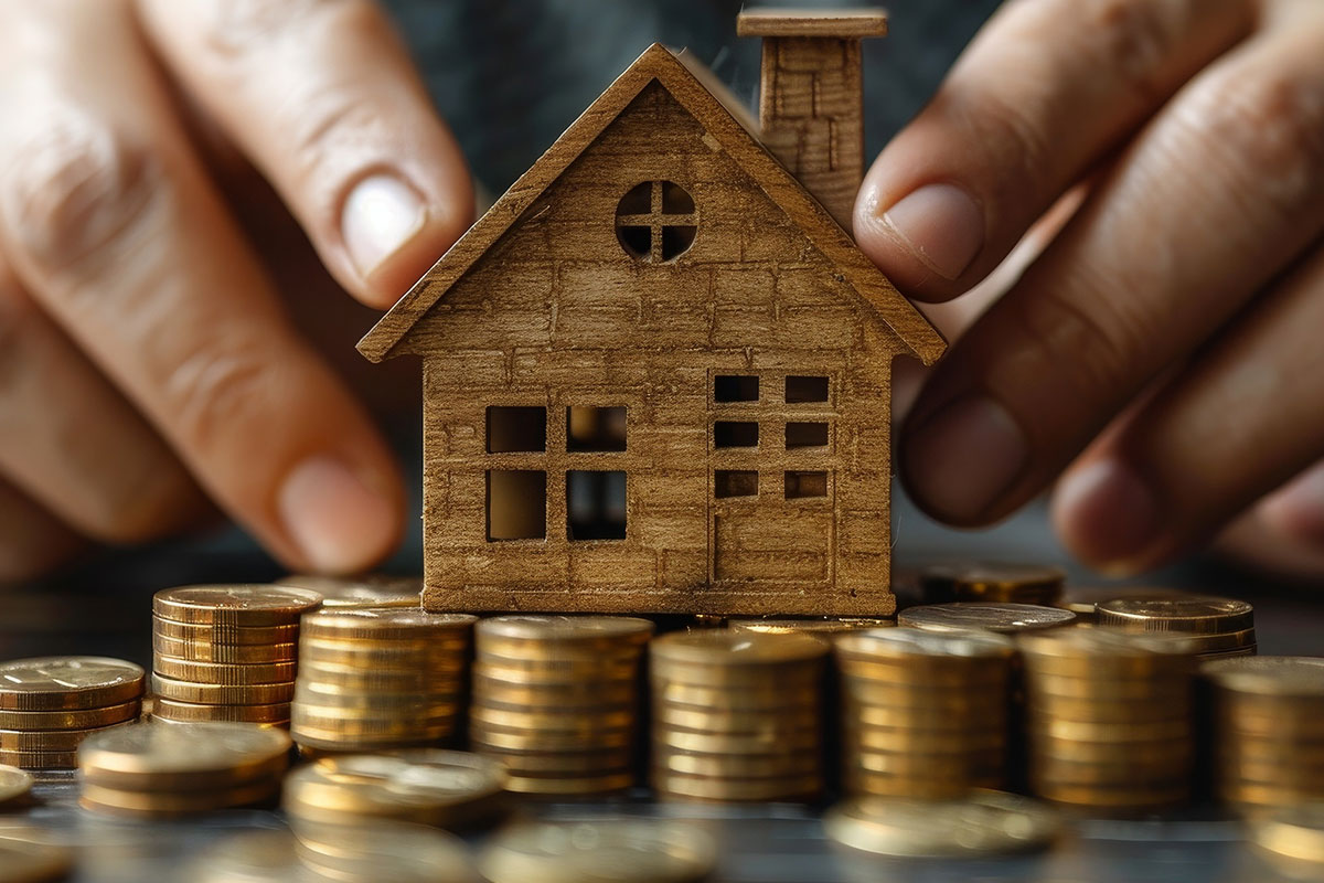 Property tax appeals someone saving money towards home property